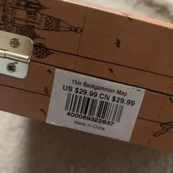 Backgammon 15” Map Case Only - Picture 4 of 7